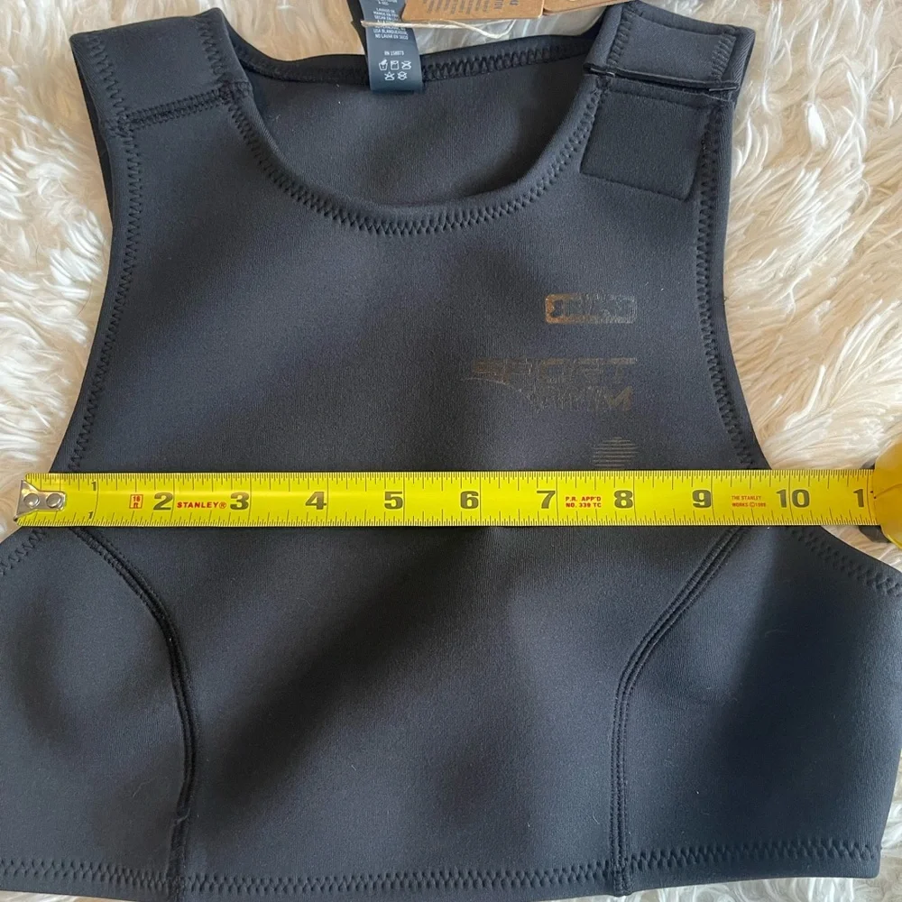 Skims swim high neck Onyx top